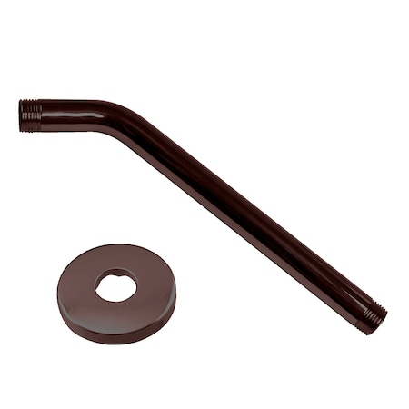 Westbrass 1/2" IPS x 10" Shower Arm in Oil Rubbed Bronze D302-1-12